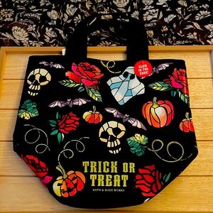 Trick Or Treat Canvas Tote Bag from Bath & Body Works Halloween Collection